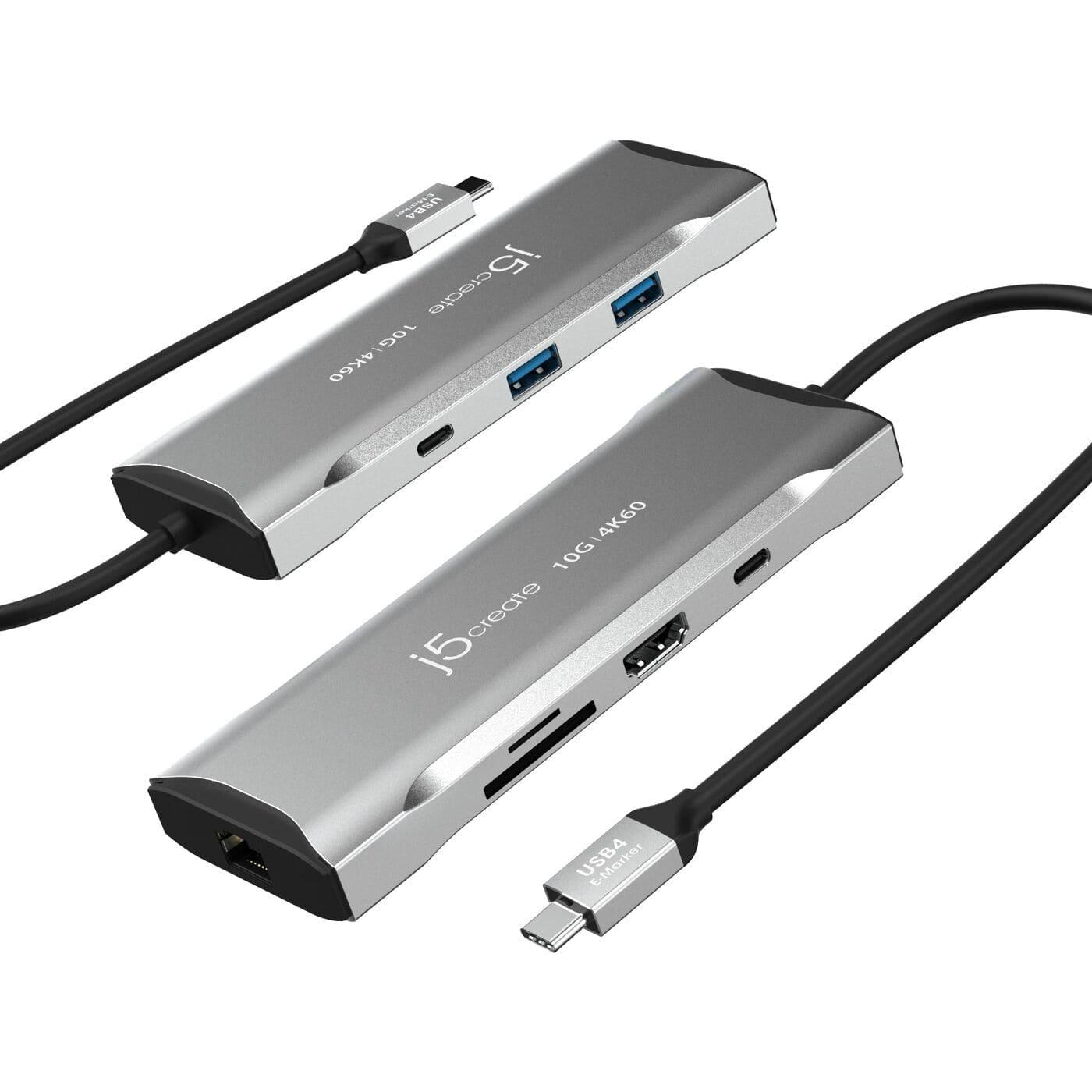 USB-Хаб j5create JCD393-N, USB Type-C 7-в-1 (JCD393-N)