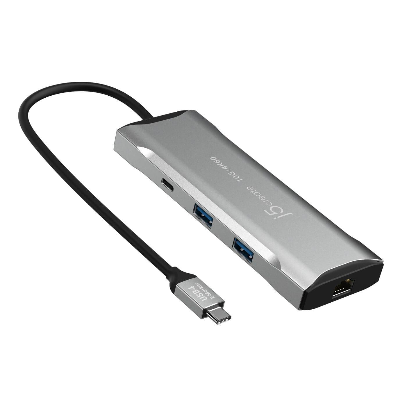 USB-Хаб j5create JCD393-N, USB Type-C 7-в-1 (JCD393-N)