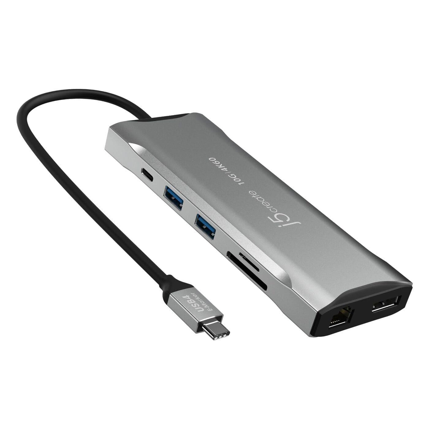 USB-Хаб j5create JCD397-N, USB Type-C 9-в-1 (JCD397-N)