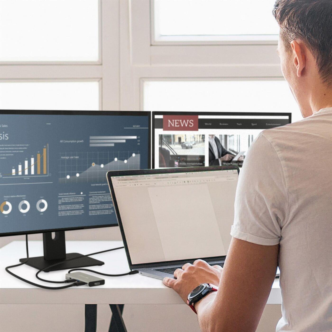 USB-Хаб j5create JCD401-N, USB-C 7-в-1 (JCD401-N)