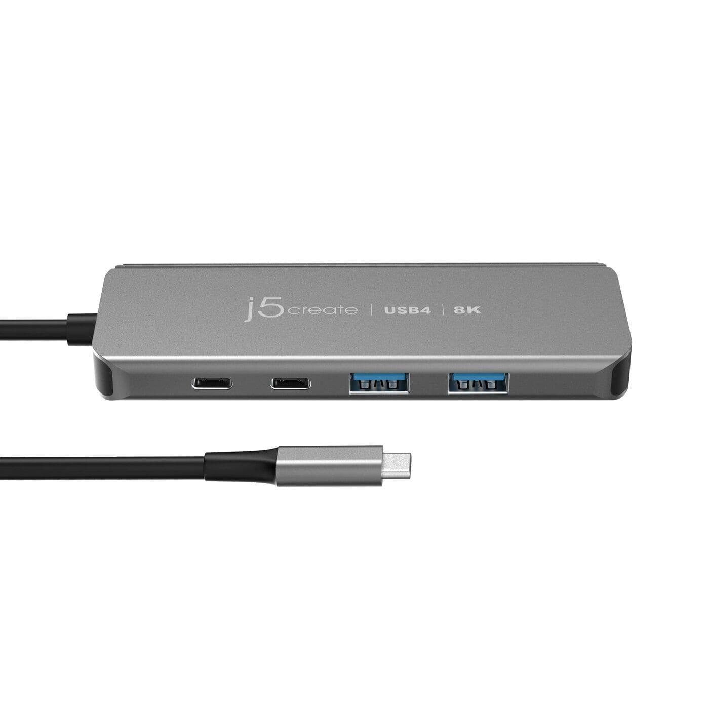 USB-Хаб j5create JCH453-N, USB Type-C 5-в-1 (JCH453-N)