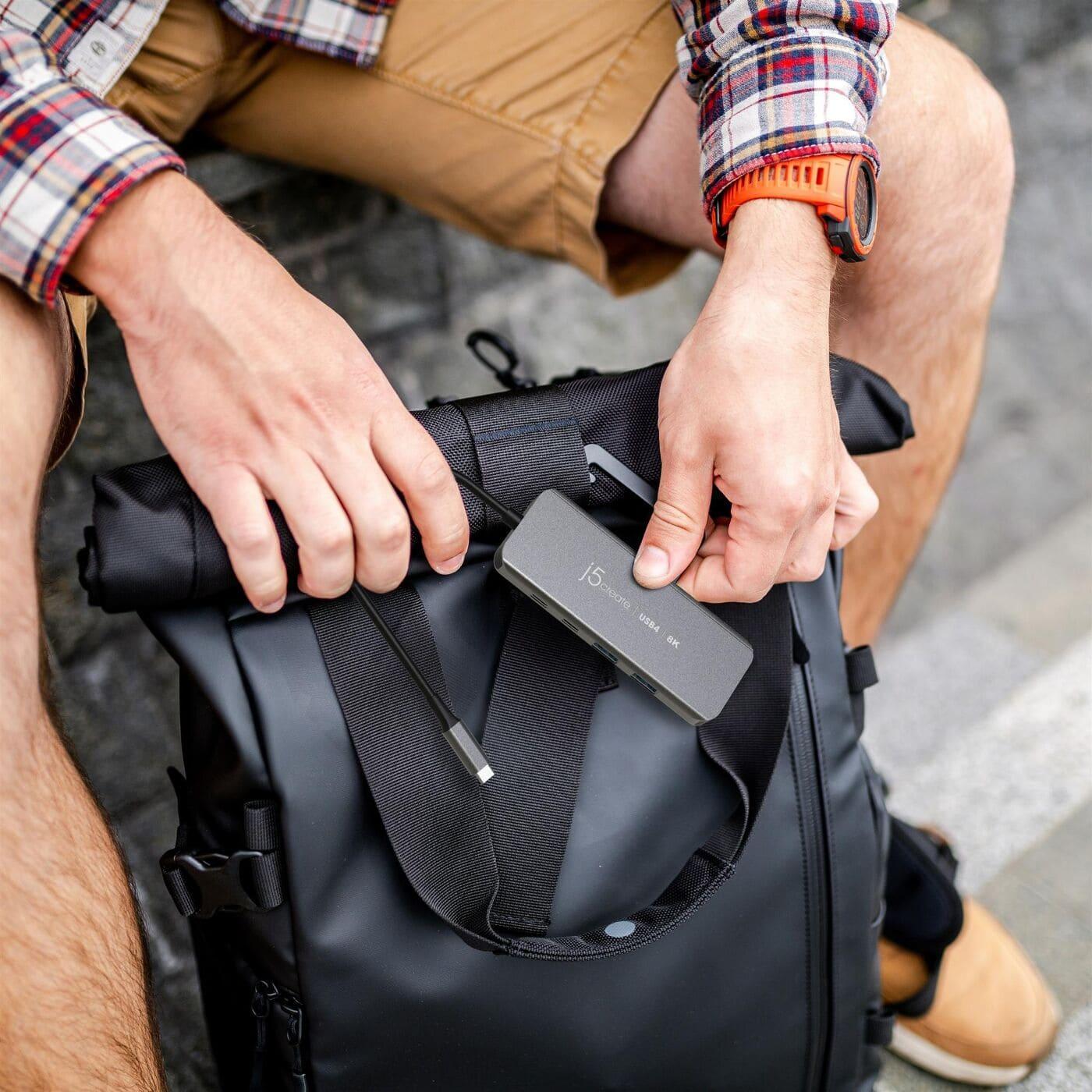 USB-Хаб j5create JCH453-N, USB Type-C 5-в-1 (JCH453-N)