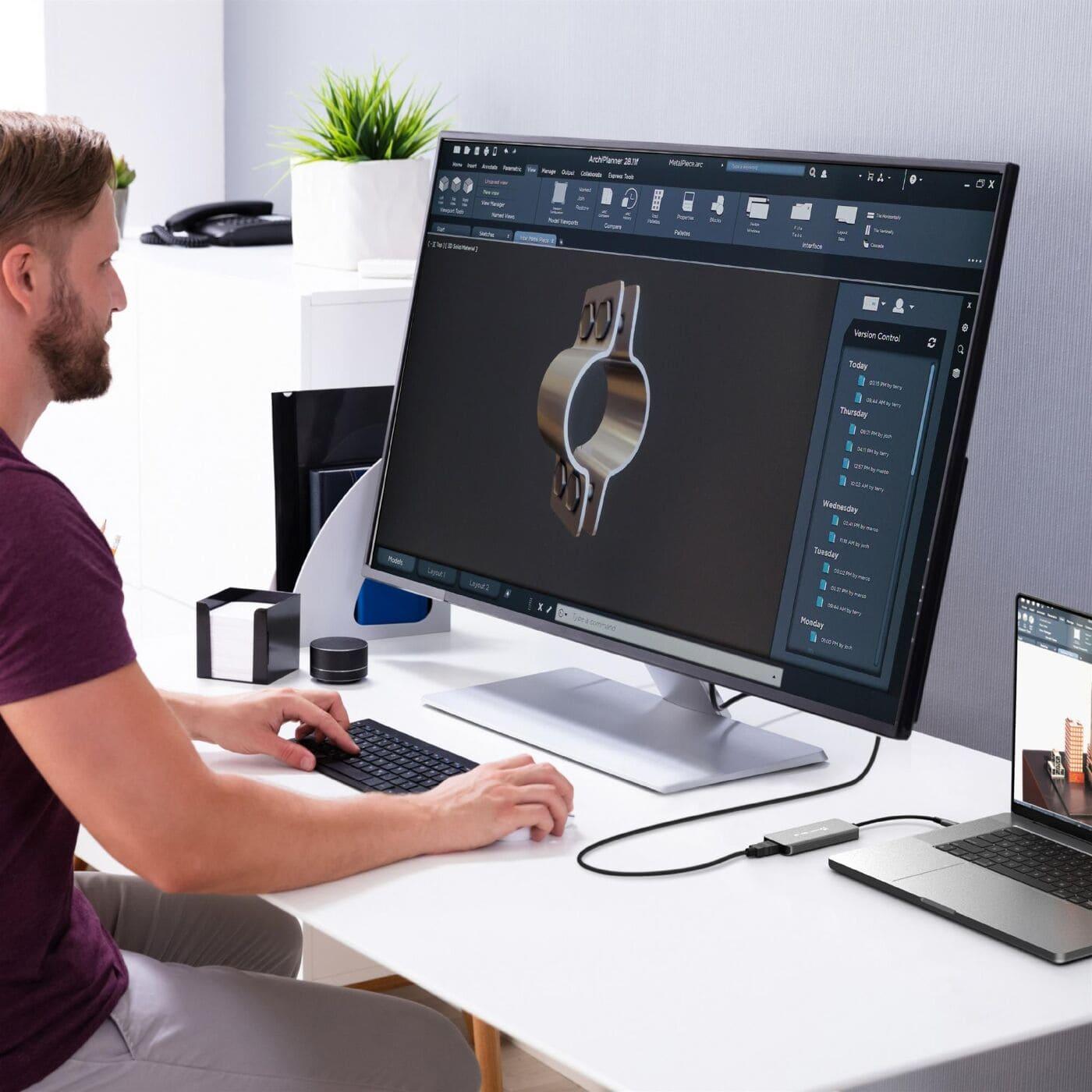 USB-Хаб j5create JCH453-N, USB Type-C 5-в-1 (JCH453-N)