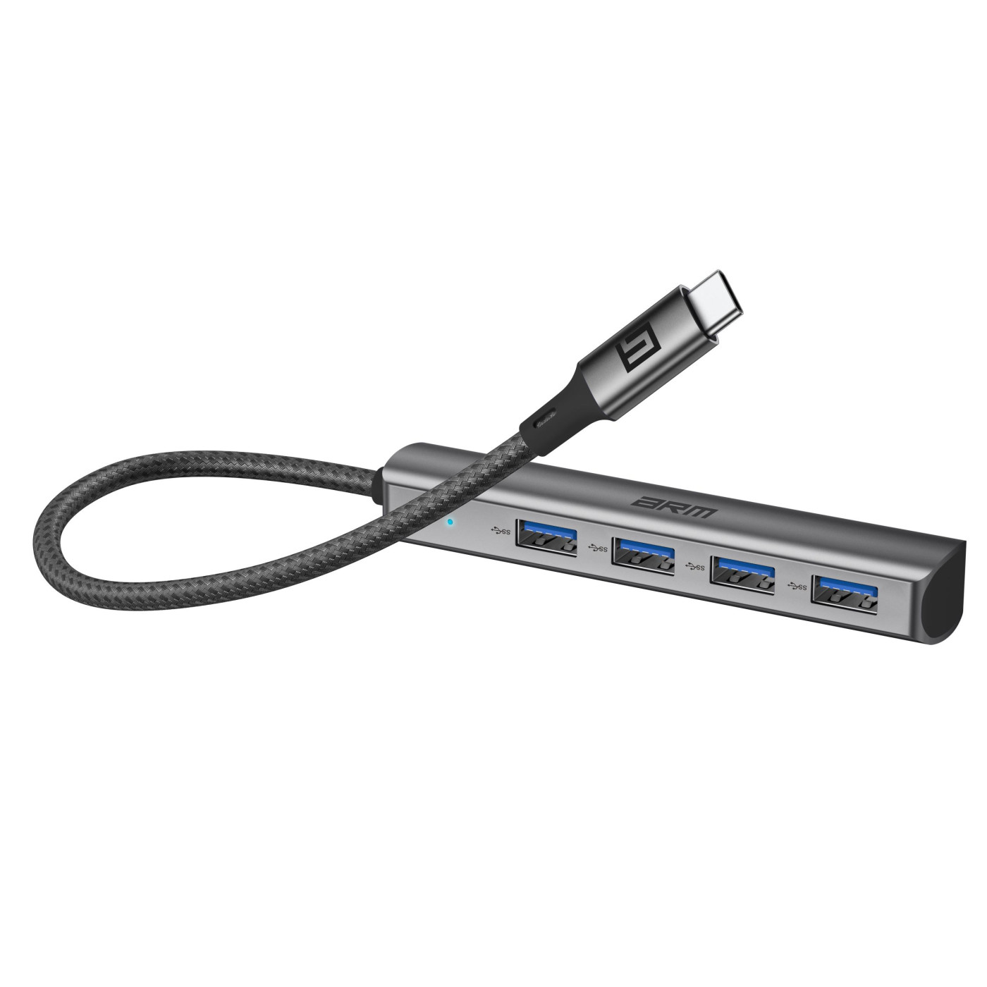 Хаб USB-C ArmorStandart Type-C to 4USB Grey (ARM69364)