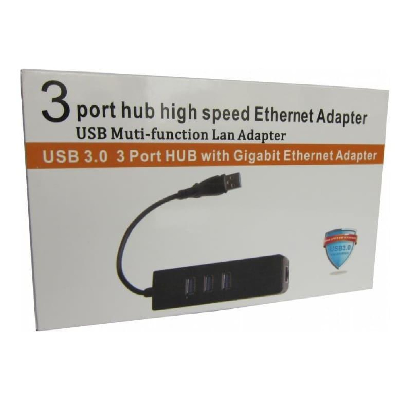 USB-Хаб Dynamode USB 3.0 - RJ45 Gigabit Lan с 3-х портовым хабом USB 3.0 (USB3.0-Type-A-RJ45-HUB3)