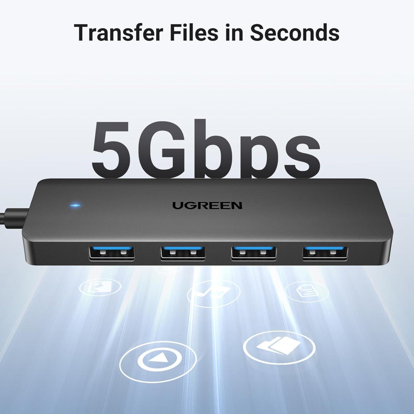 USB-Хаб Ugreen 4-Port USB 3.0 Hub 1m (UGR-35574)