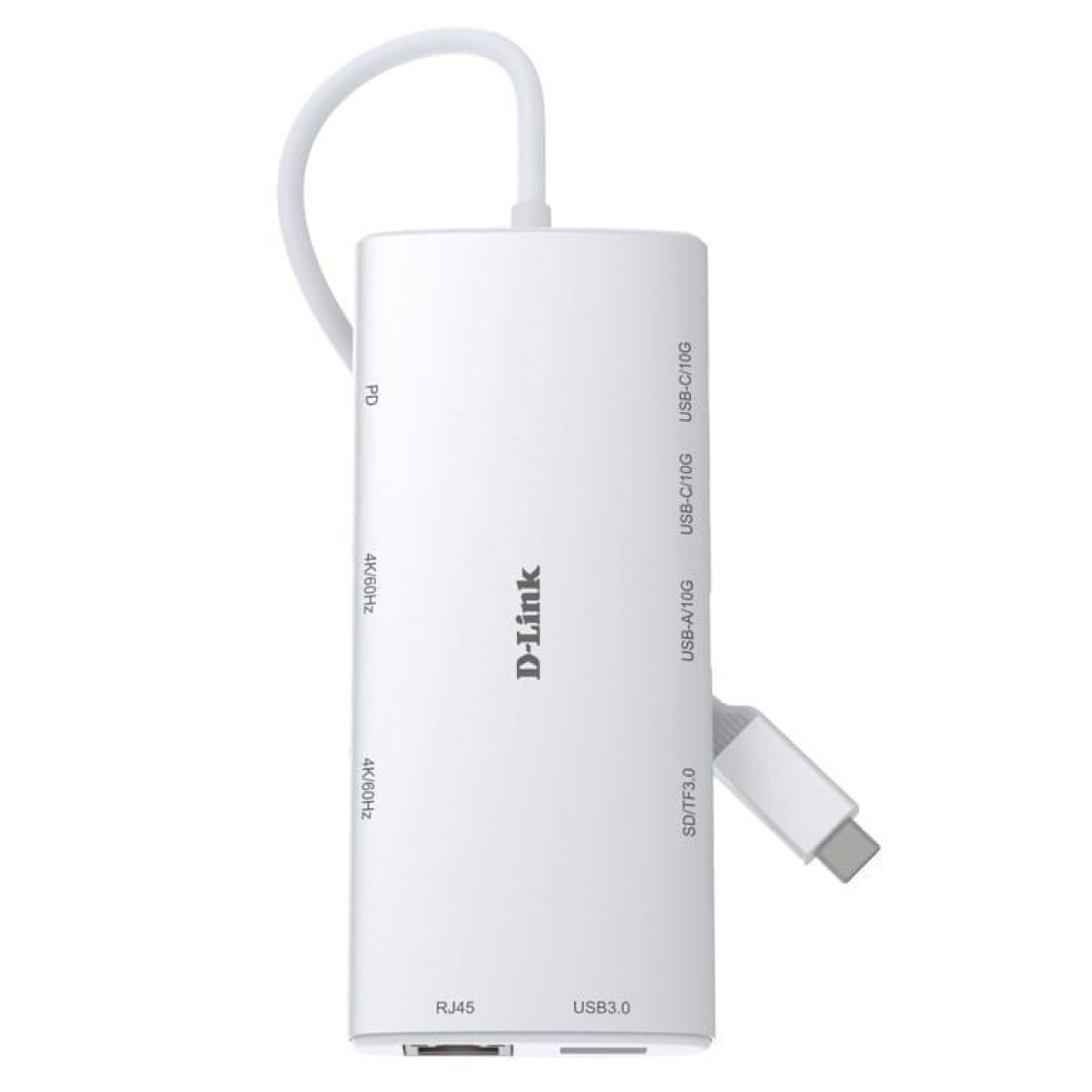 USB-Хаб D-Link USB-С Хаб DUP-A01 10in1 2xHDMI, 1xGE, 2xUSB-C, 1xUSB-A 3.1, 1xUSB-A 3.0, 1xSD, 1xmicroSD, 1xUSB-C PD (DUP-A01)