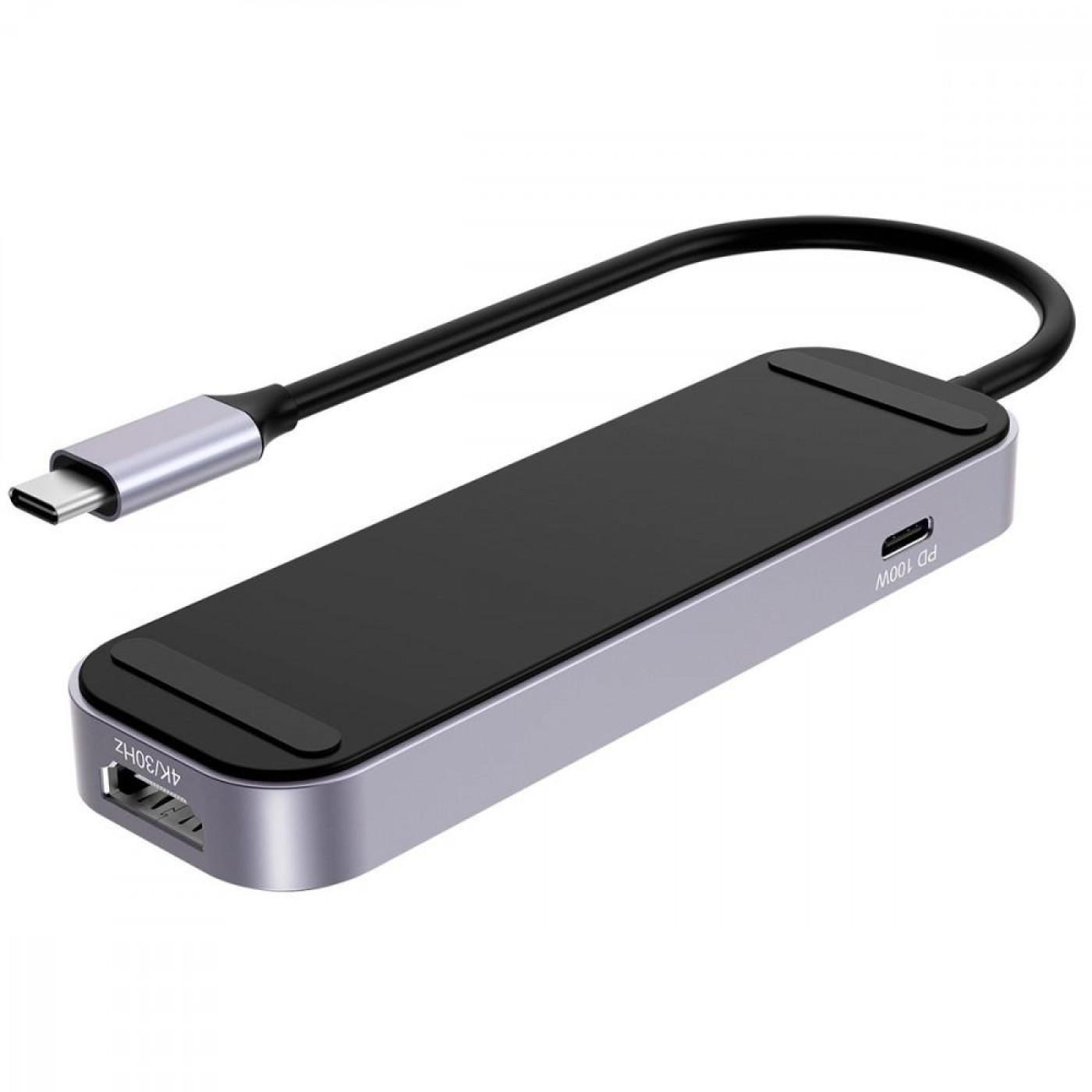 USB-Хаб Type-C-Хаб Proove Shadow (2*USB3.0 + Type-C + PD100W + HDMI) dark gray (HBSW10221205)