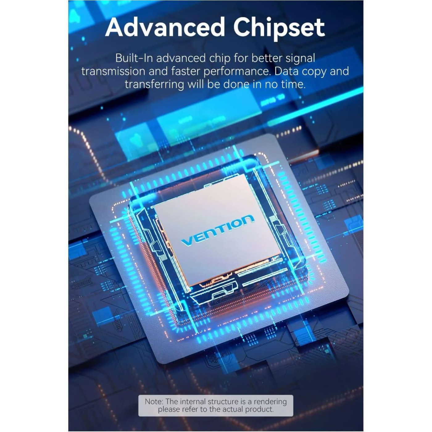 Хаб USB 3.0 -> 1xUSB 3.0/3xUSB 2.0, 0.15м, 5 Гбіт/с, Grey Vention