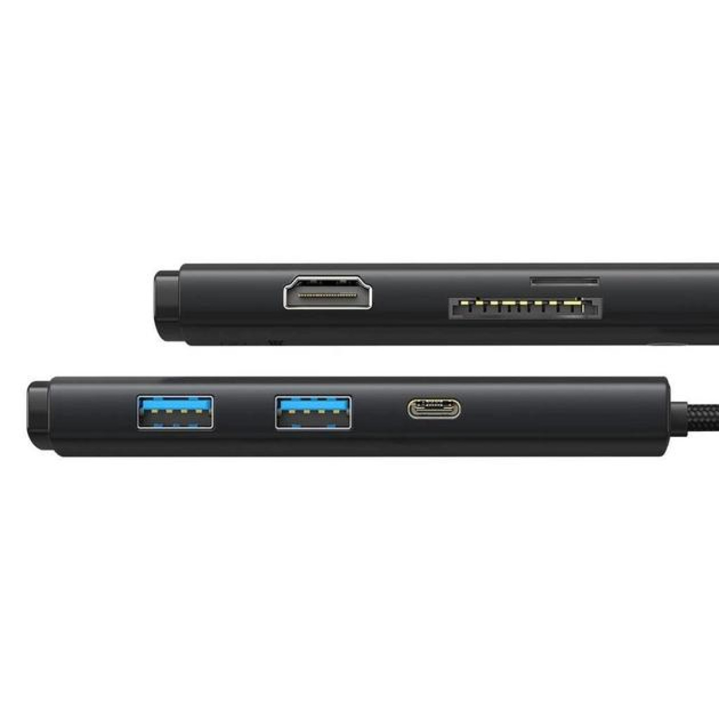 USB-Хаб Baseus USB-Hub Lite Series 6-Port Type-C HUB Docking Station (Type-C to HDMI+USB3.0*2+Type-C Data+SD (WKQX050001)