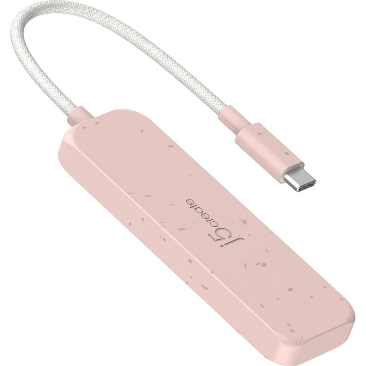 USB-Хаб j5create JCH341ER-N USB-C на 4 USB-A, Червоний (JCH341ER-N)