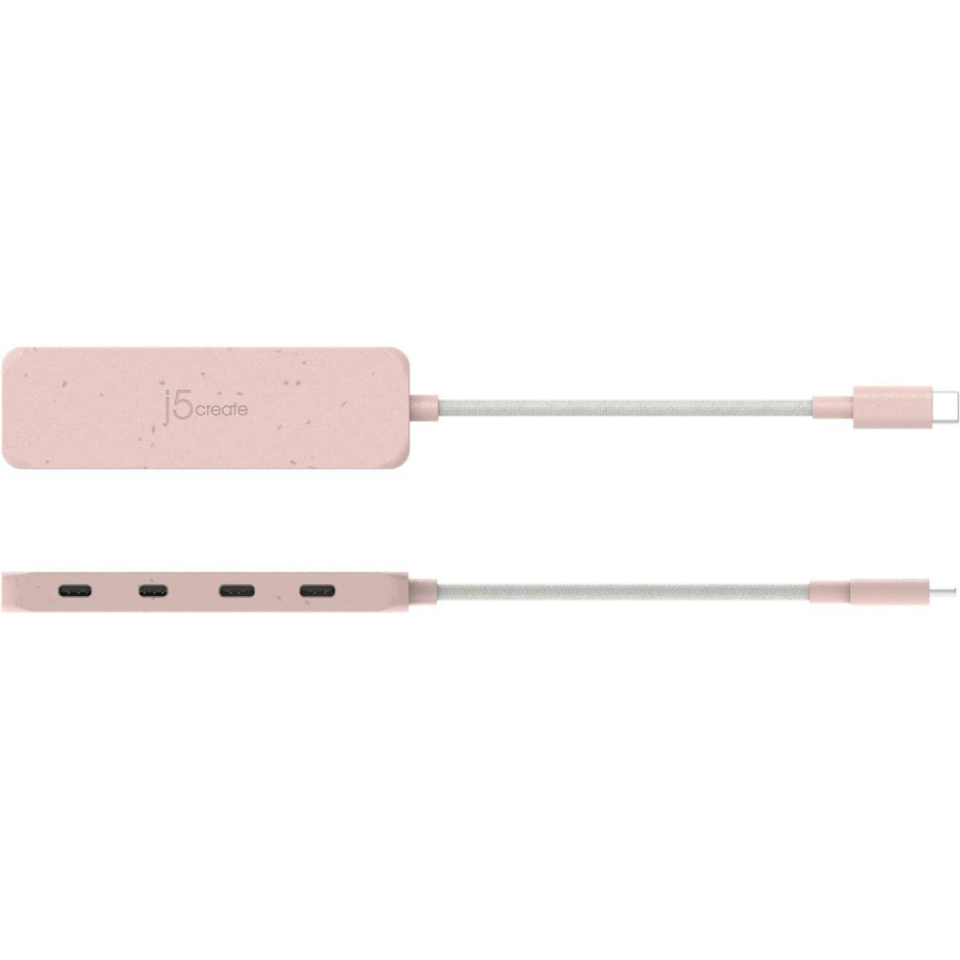 USB-Хаб j5create JCH345ER-N USB-C на 4 USB-С, червоний (JCH345ER-N)