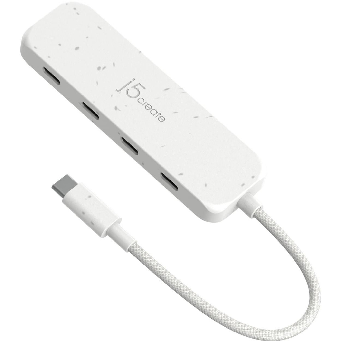 USB-Хаб j5create JCH345EW-N USB-C на 4 USB-С, Билий (JCH345EW-N)