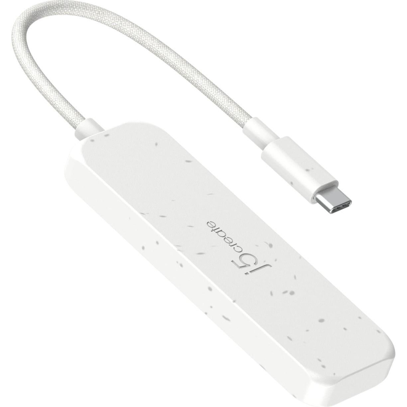 USB-Хаб j5create JCH345EW-N USB-C на 4 USB-С, Билий (JCH345EW-N)
