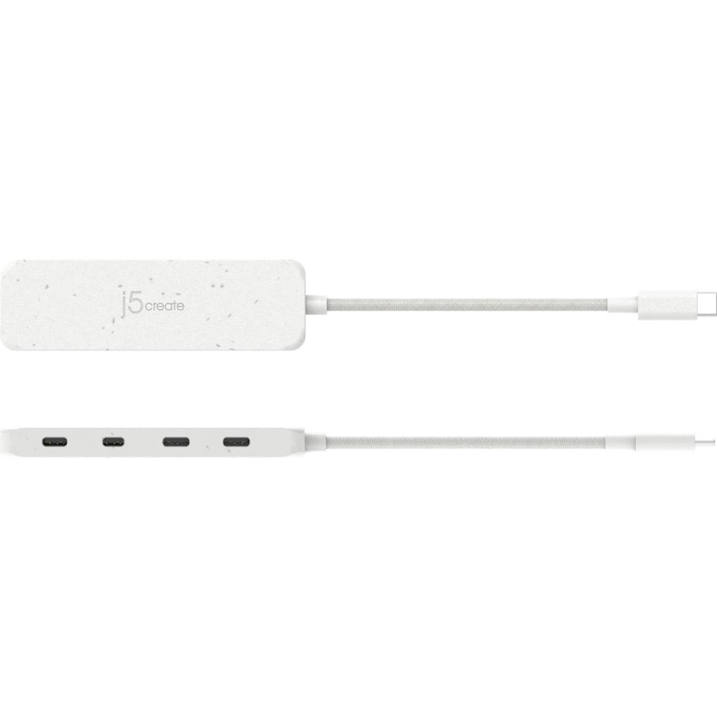 USB-Хаб j5create JCH345EW-N USB-C на 4 USB-С, Билий (JCH345EW-N)