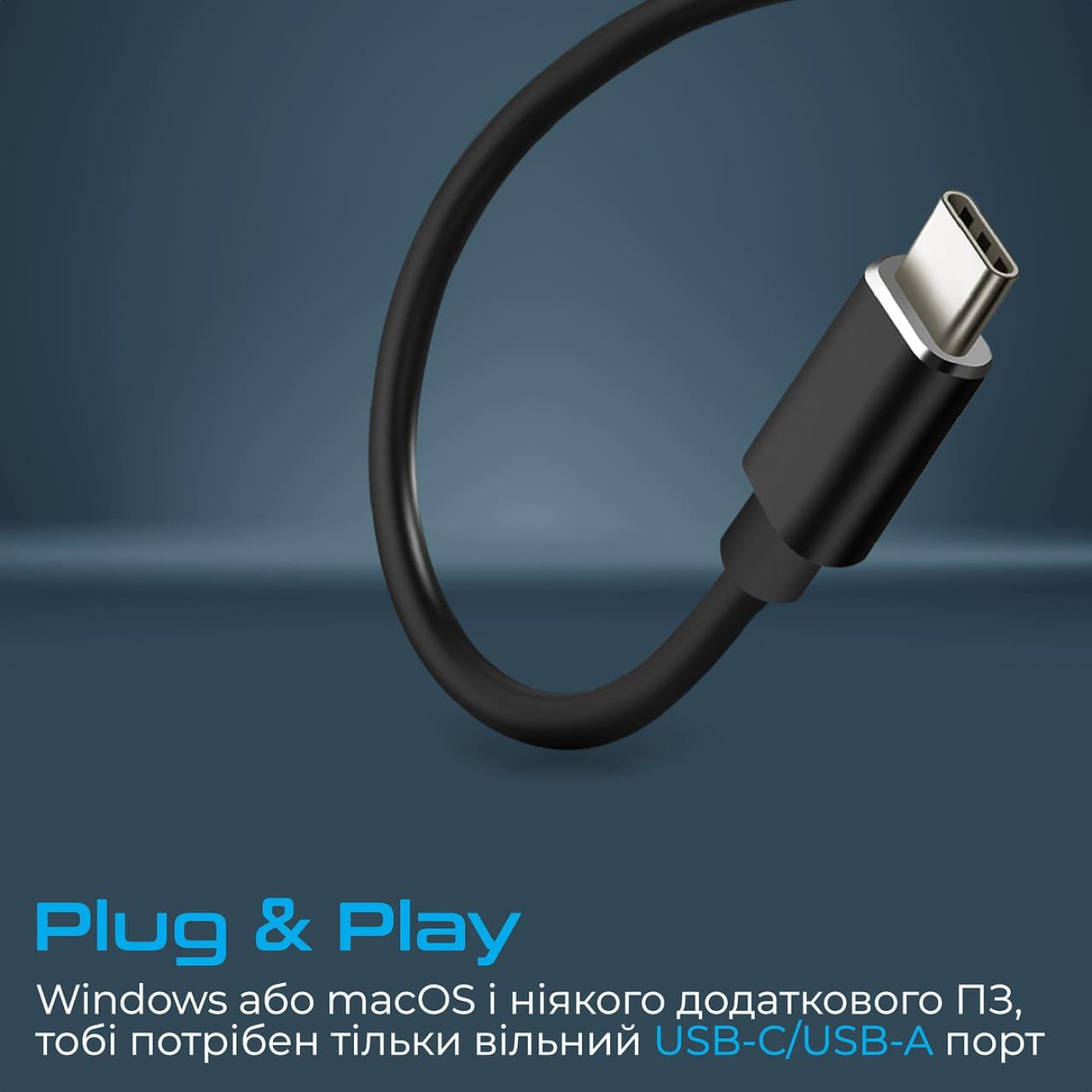 USB-Хаб Promate USB Хаб на 4 порти (litehub-4.black)