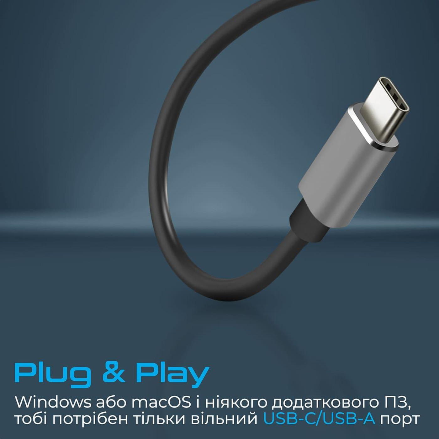 USB-Хаб Promate USB Хаб на 4 порти (litehub-4.grey)