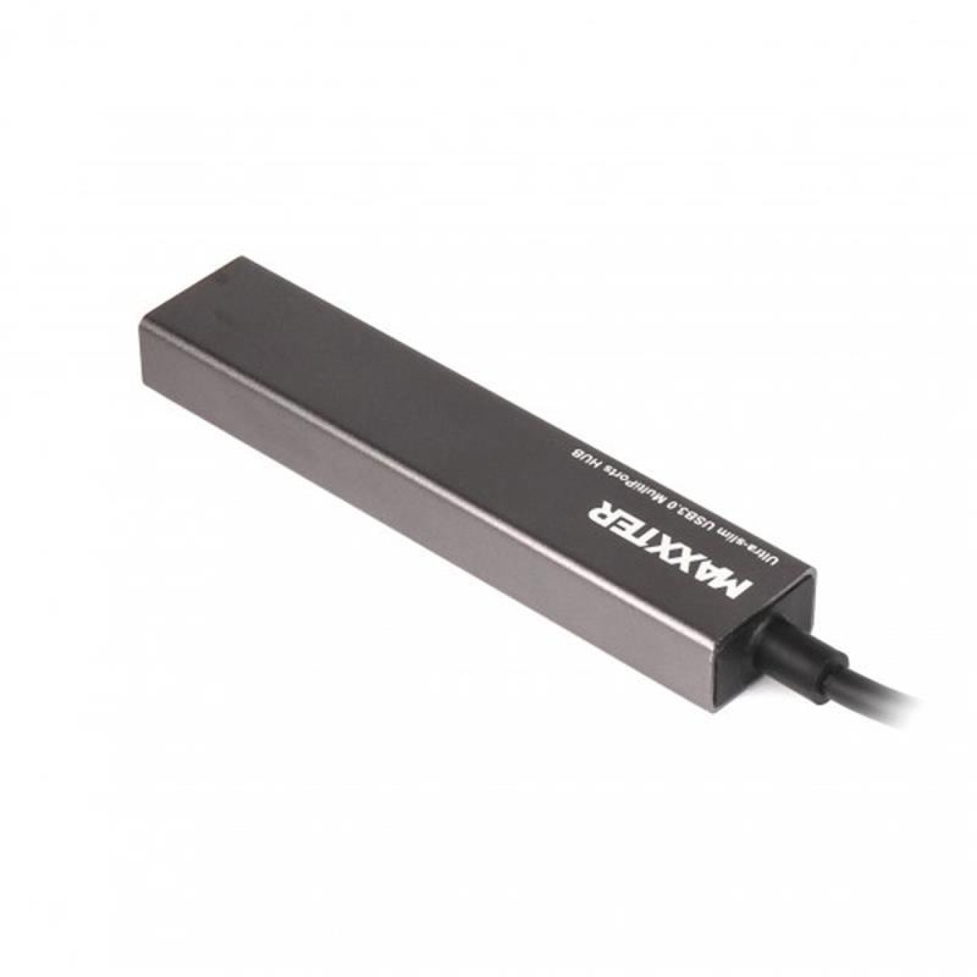 USB-Хаб Maxxter USB 3.0 4хUSB3.0 Dark Grey (HU3A-4P-02)