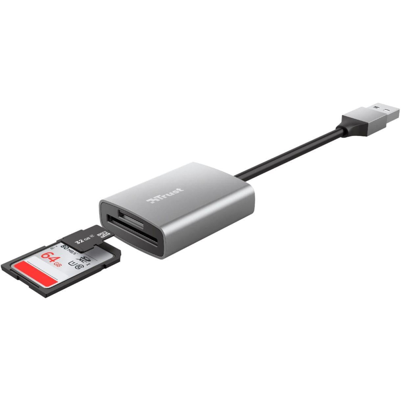 Кардридер Trust Dalyx Fast USB 3.2 Card reader Dalyx Fast USB 3.2 Card reader (24135)