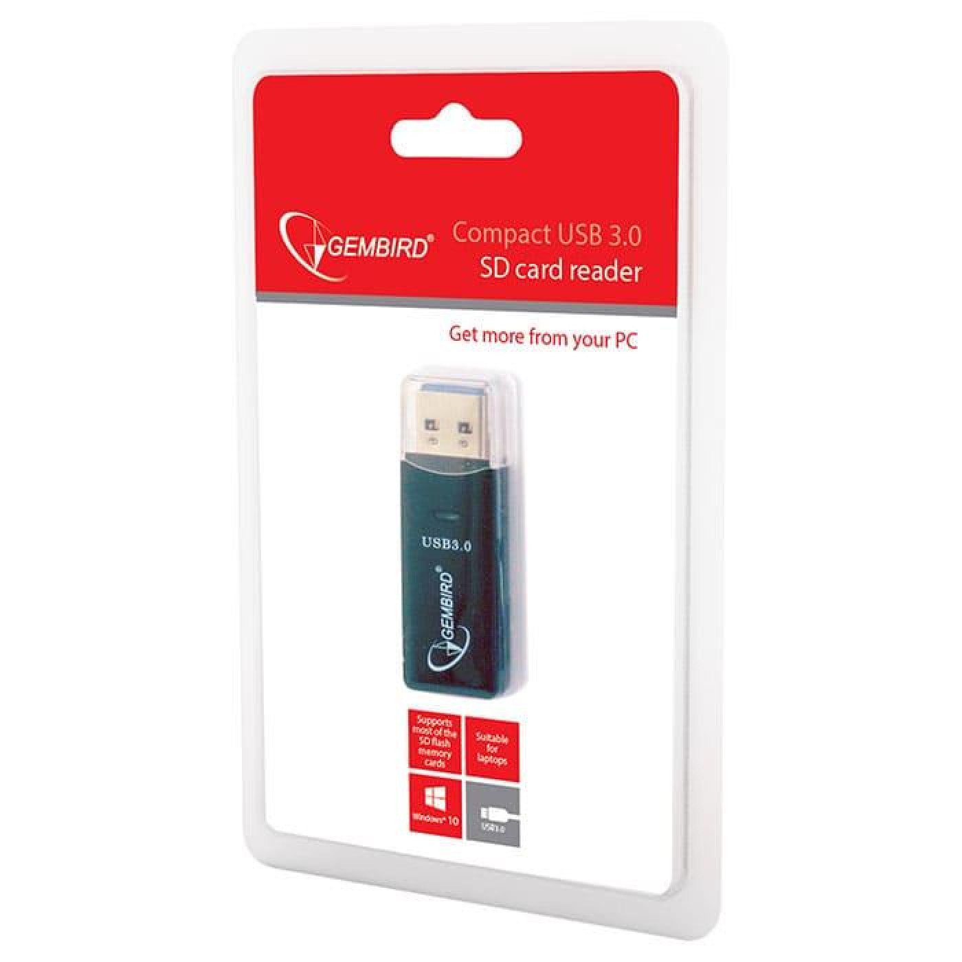 Кардридер Gembird USB3.0 UHB-CR3-01 Black (UHB-CR3-01)
