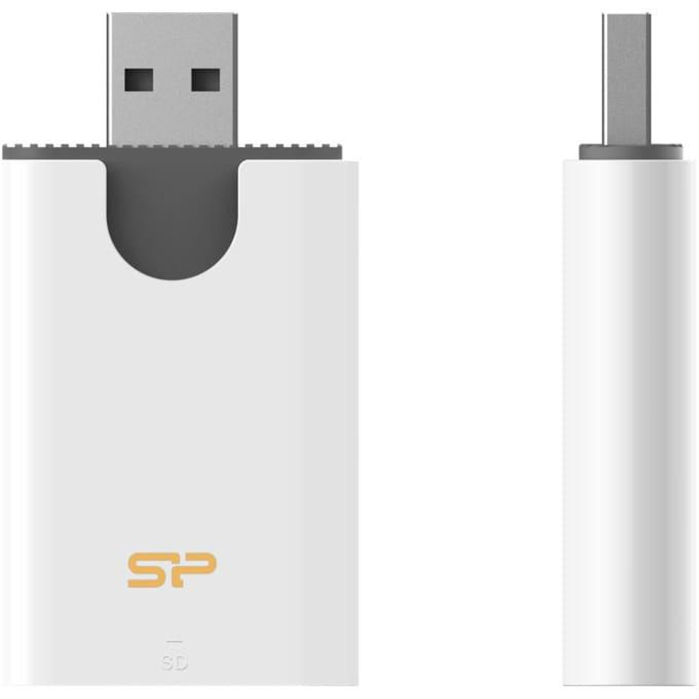 Кардрiдер Silicon Power Card Reader USB3.1 Combo SD/microSD White (SPU3AT5REDEL300W)