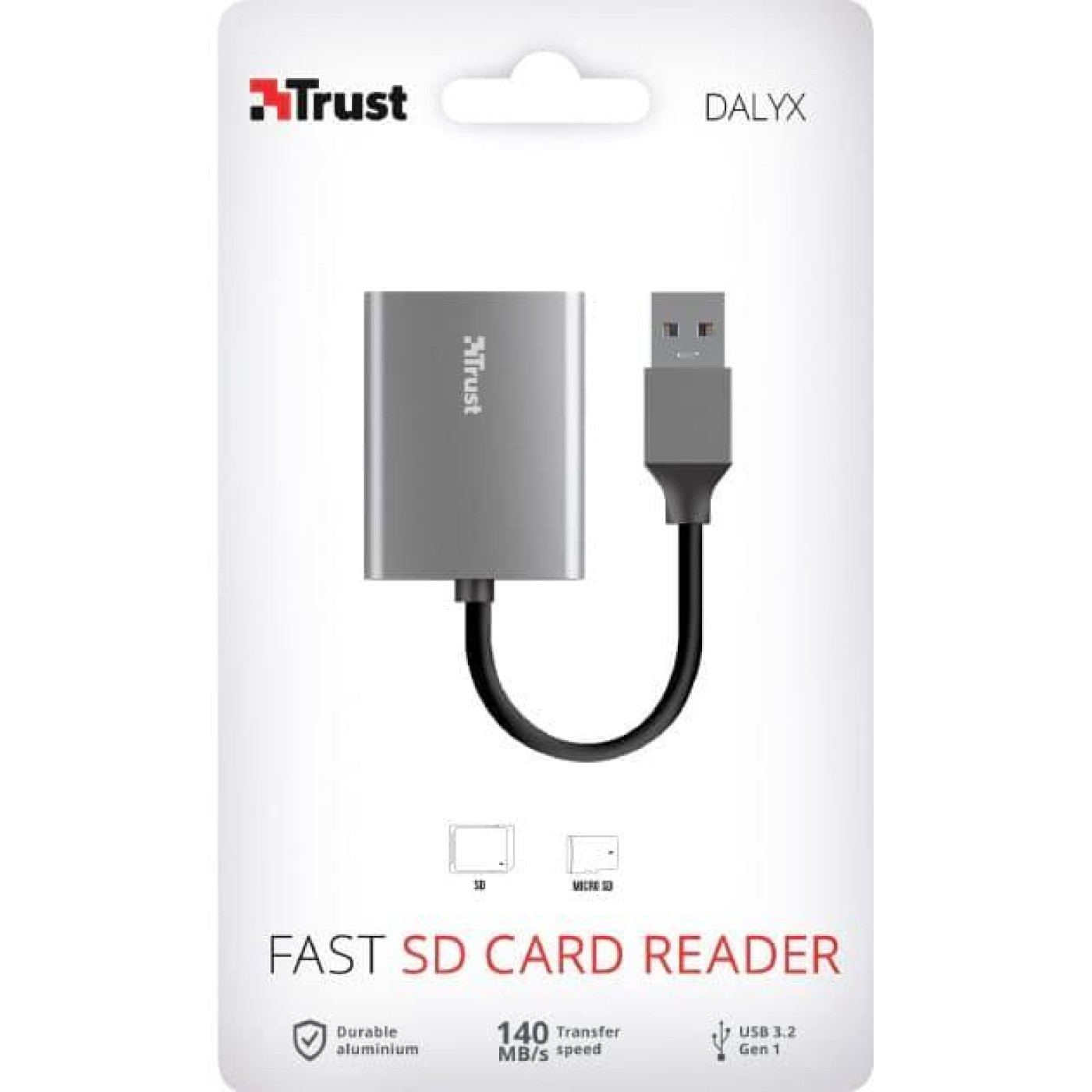 Кардридер Trust DALYX FAST USB 3.2 ALUMINIUM (24135_TRUST)