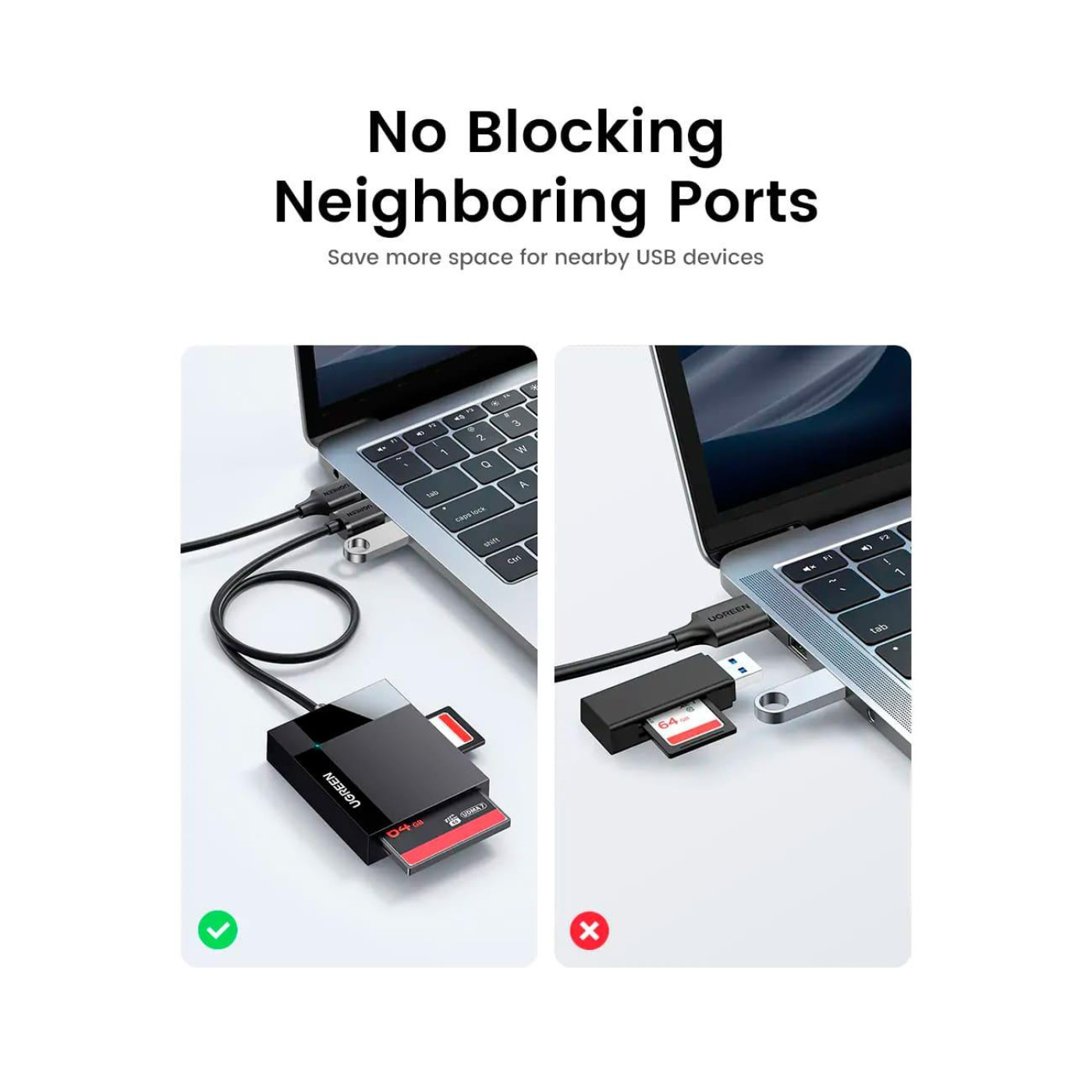Кардридер Ugreen CR125 USB 3.0 Black (30333)