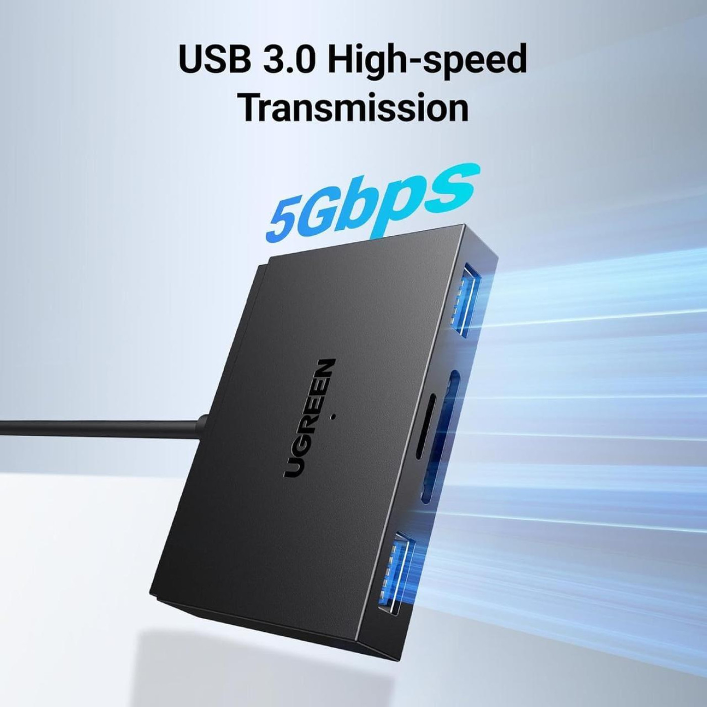 Кардридер Ugreen iдер Card Reader USB 3.0 4-in-1 (45167)