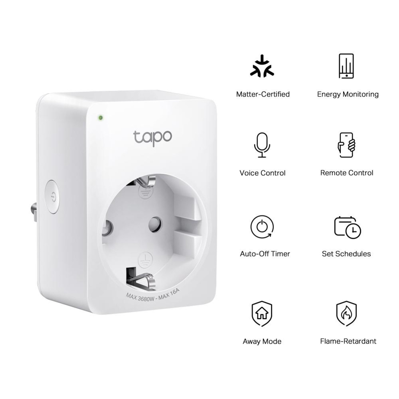 Розумна розетка TP-Link, Tapo P110M  Tapo P110M