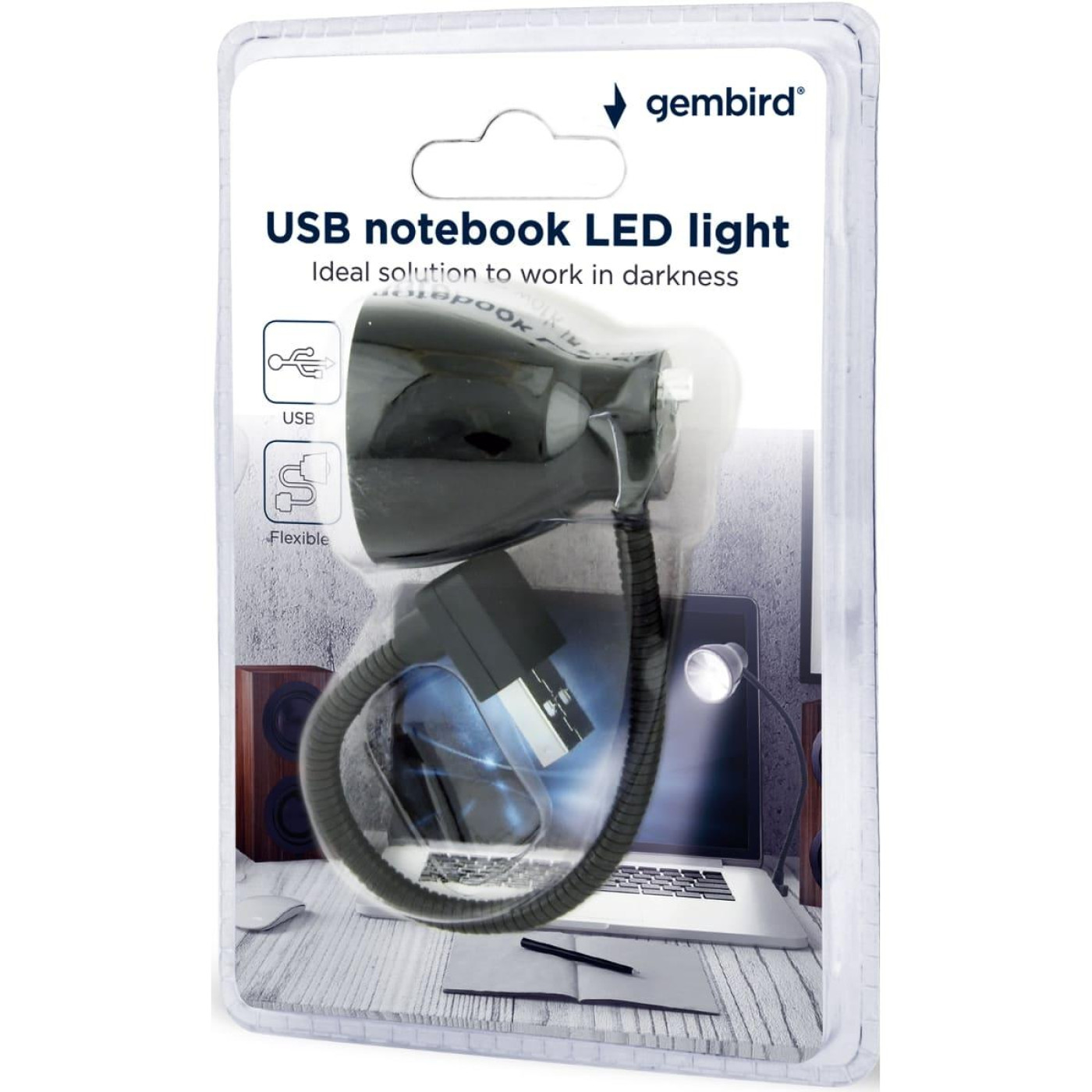 Лампа для ноутбука Gembird NL-02, USB интерфейс
