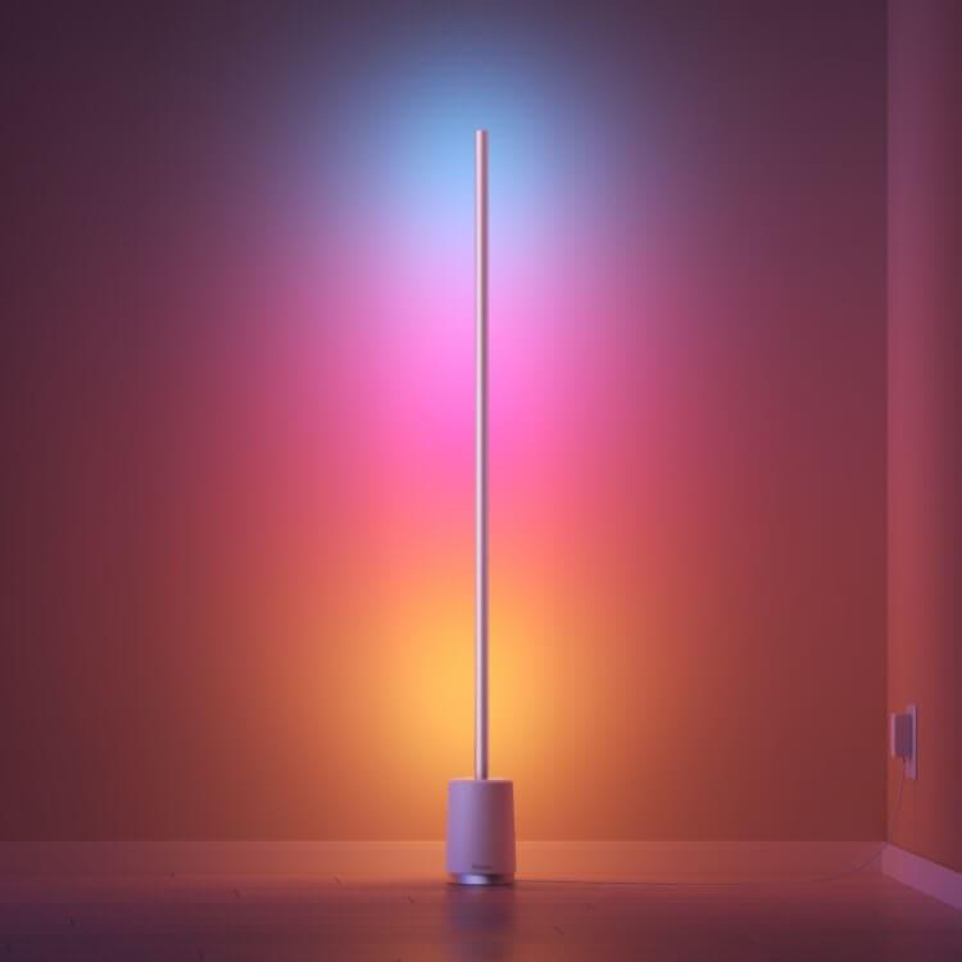 Торшер розумний Govee H6072 Lyra RGBICWW Corner Floor Lamp Білий