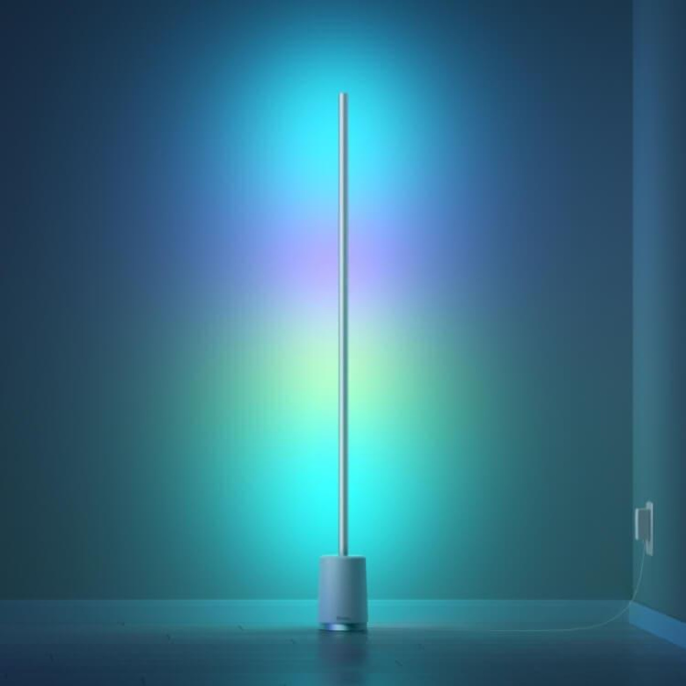 Торшер розумний Govee H6072 Lyra RGBICWW Corner Floor Lamp Білий