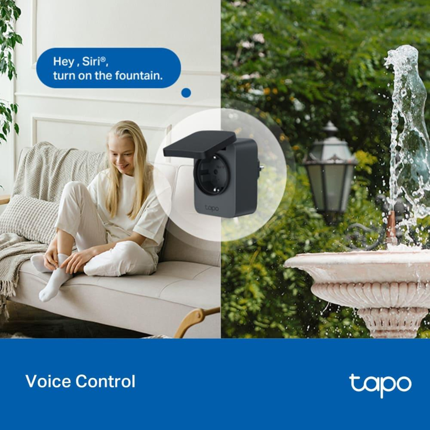 Розумна зовнішня Wi-Fi розетка TP-Link, Tapo P410M   Tapo P410M