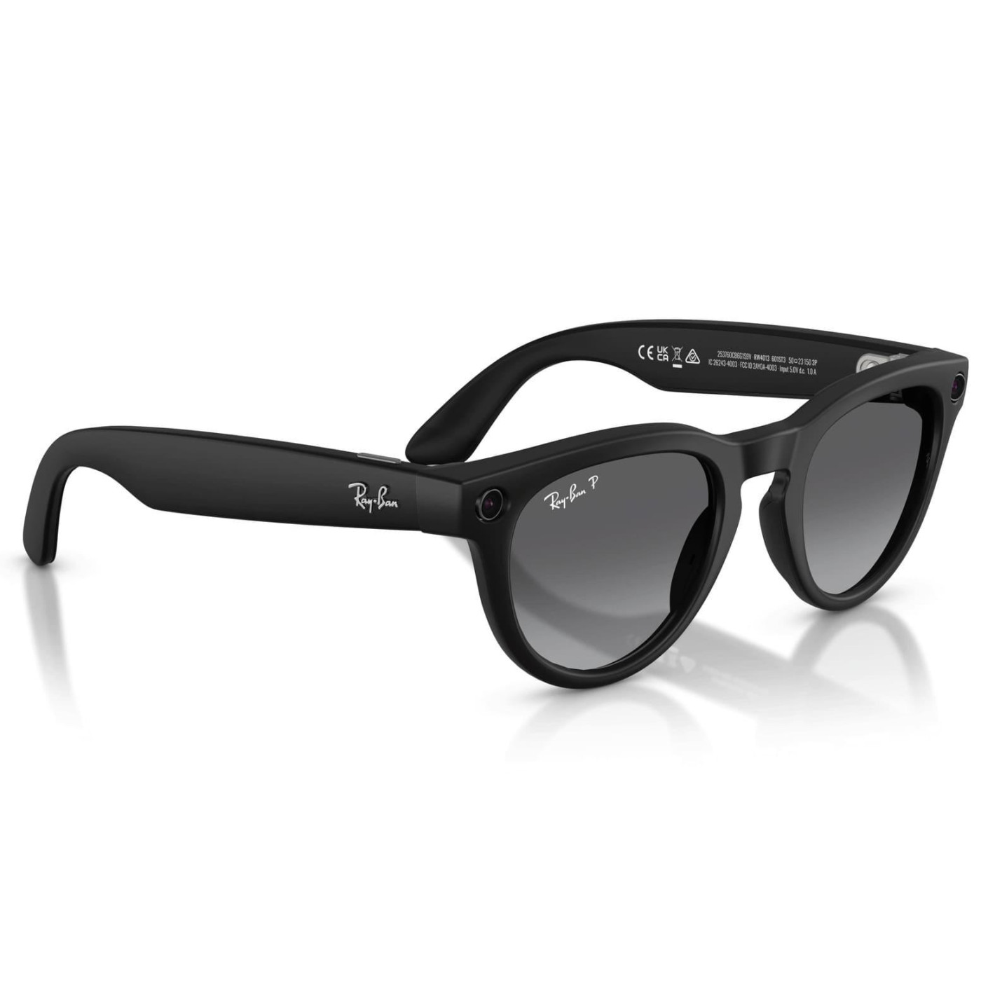 Ray-Ban Meta Headliner Gen 2 Standard Matte Black Frame / Gradient Graphite Lenses (RW4013 601ST3 50-23) Open Box