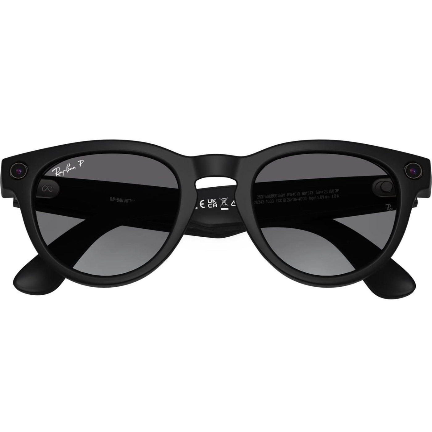 Ray-Ban Meta Headliner Gen 2 Standard Matte Black Frame / Gradient Graphite Lenses (RW4013 601ST3 50-23) Open Box