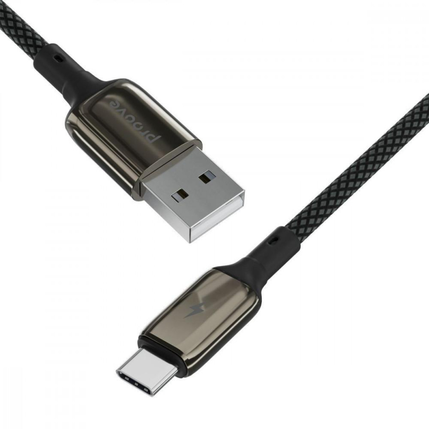 Кабель Proove Dense Metal USB to Type-C 3A (1m) black (CCDM20001201)