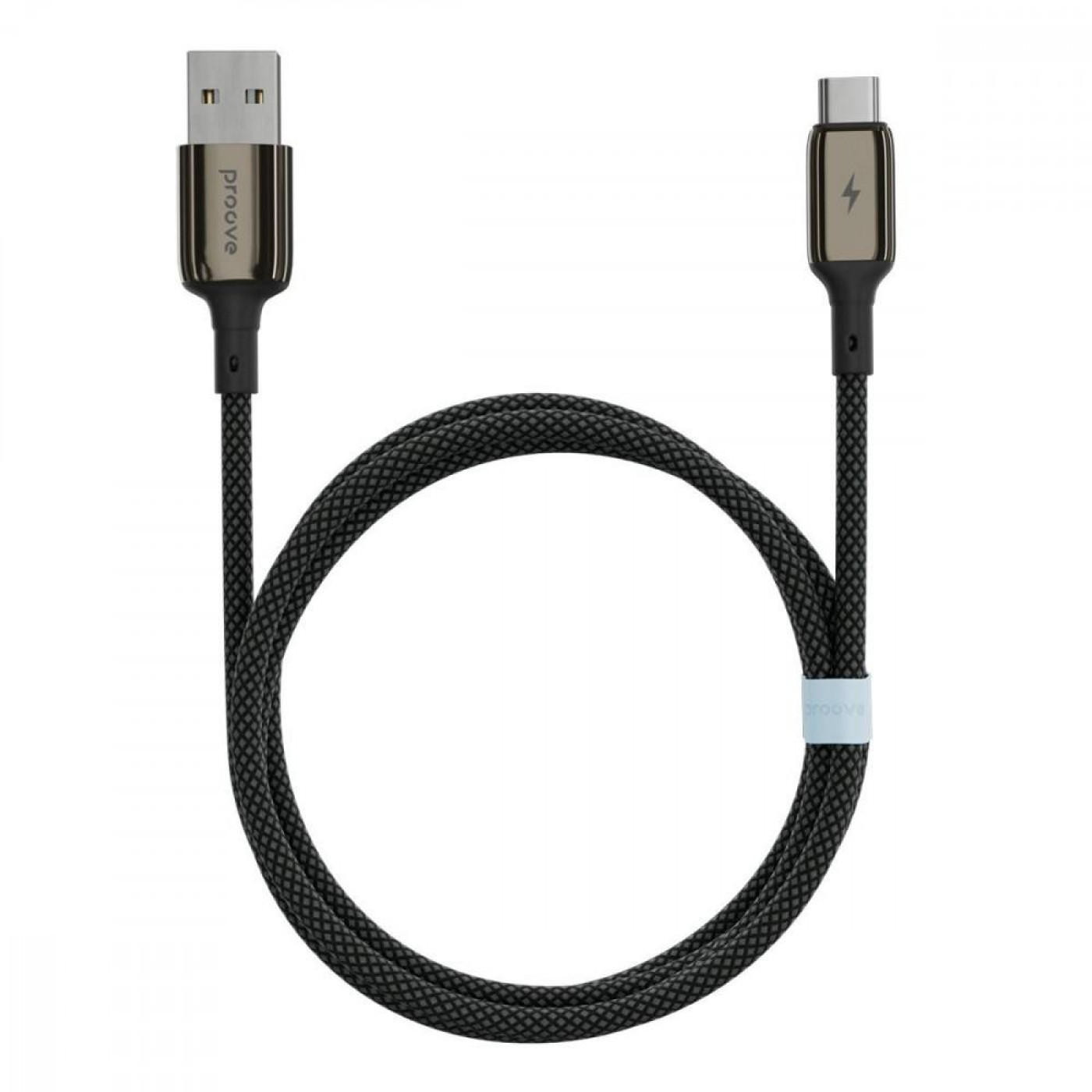 Кабель Proove Dense Metal USB to Type-C 3A (1m) black (CCDM20001201)