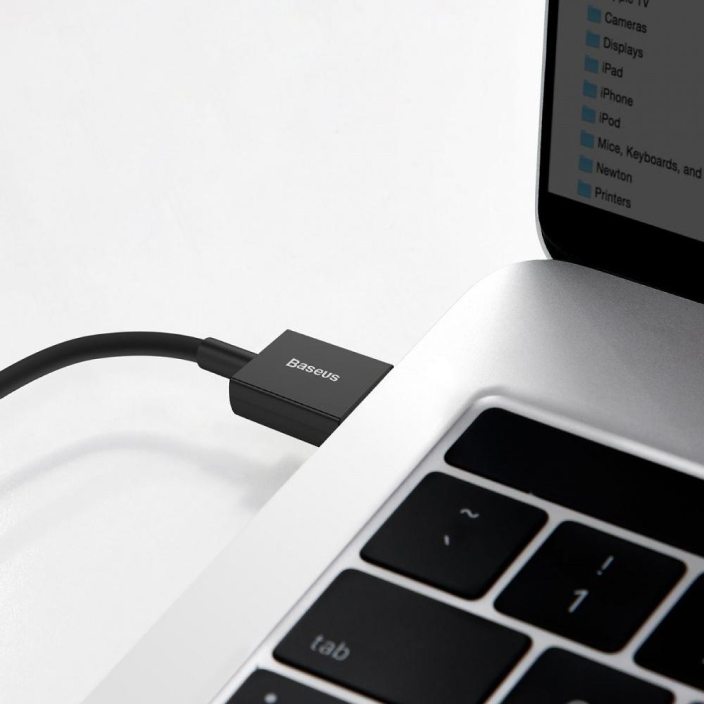 Кабель Baseus USB2.0AM-Type-C M, 2 м,(20V/3A), (66W) Superior Series Чорний (CATYS-A01)