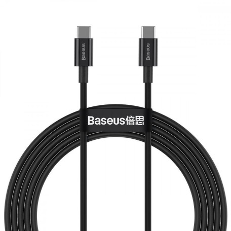 Кабель Baseus Superior Series Fast Charging Type-C to Type-C PD 100W (2m) black (CATYS-C01)