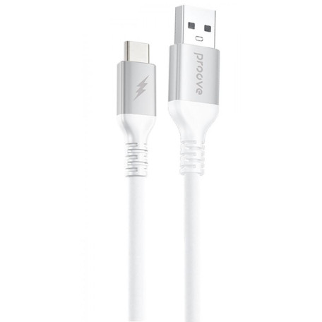 Кабель Proove ReGen Silicone USB to Type-C 3A (1m) white (CCRS27001202)