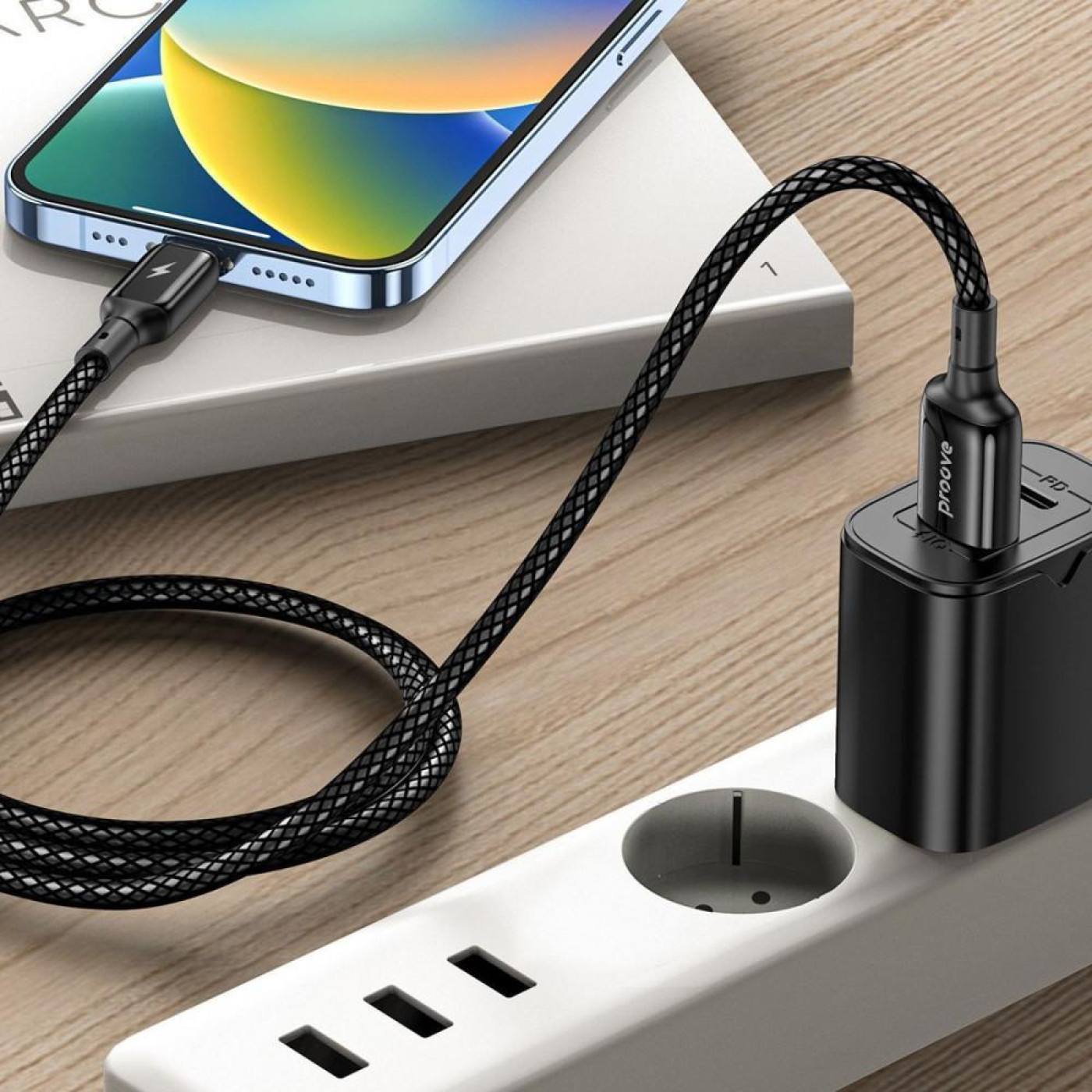 Кабель Proove Dense Metal USB to Micro USB 2.4A (1m) black (CCDM20001301)