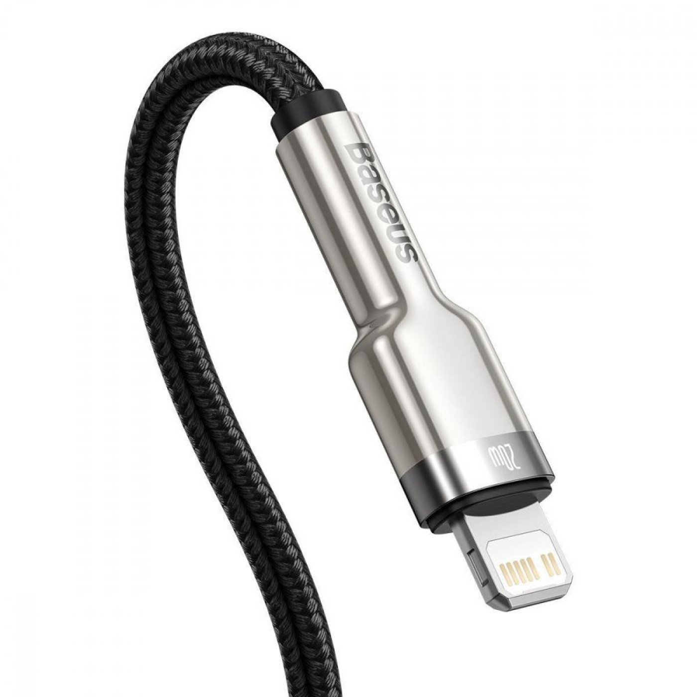 Кабель Baseus Cafule Metal Type-C to Lightning PD 20W (2m) black (CATLJK-B01)