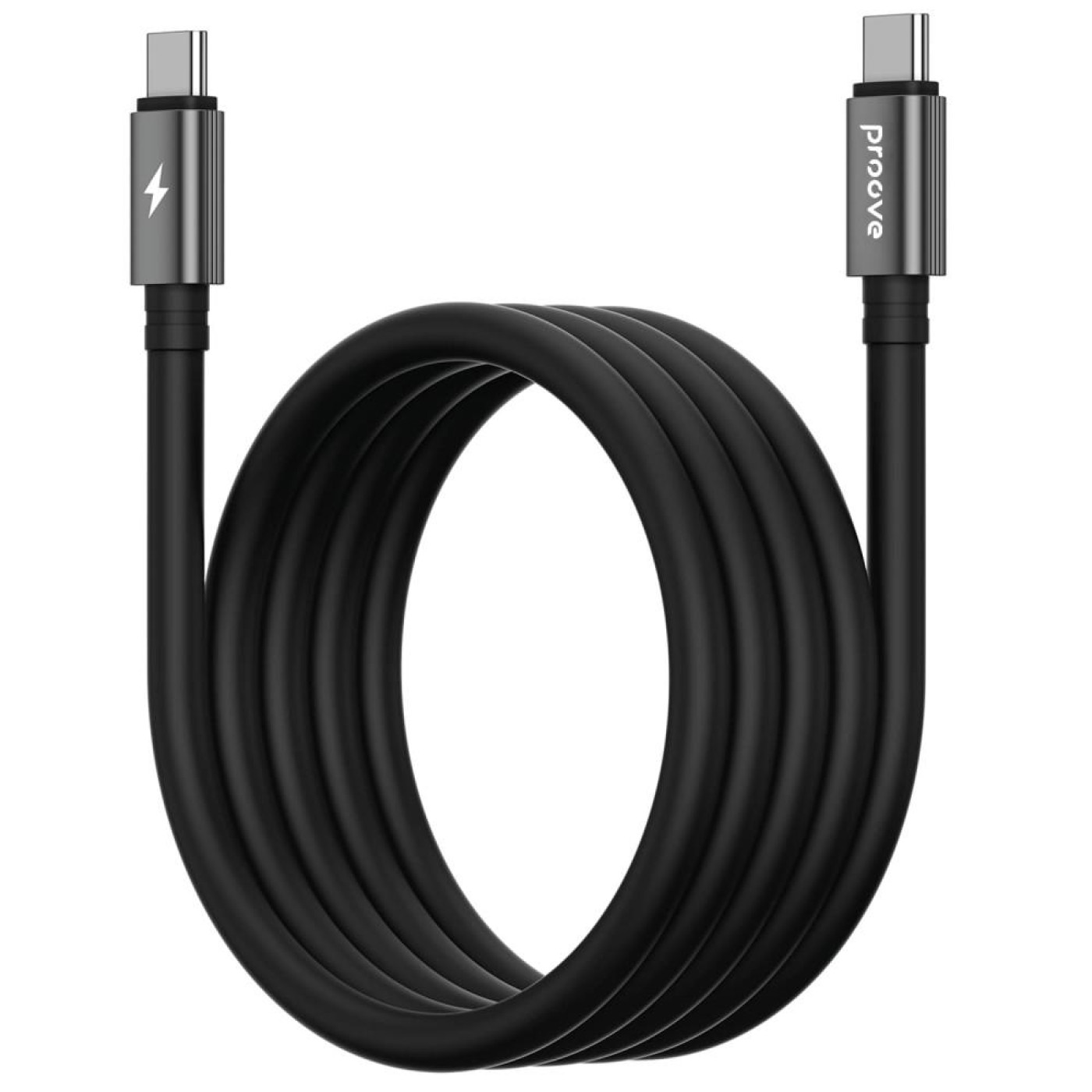 Кабель Proove Magneto Type-C to Type-C 60W (1m) black