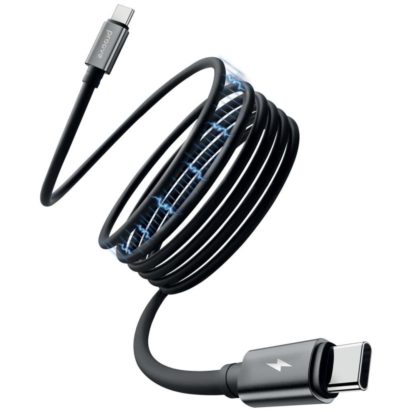 Кабель Proove Magneto Type-C to Type-C 60W (1m) black