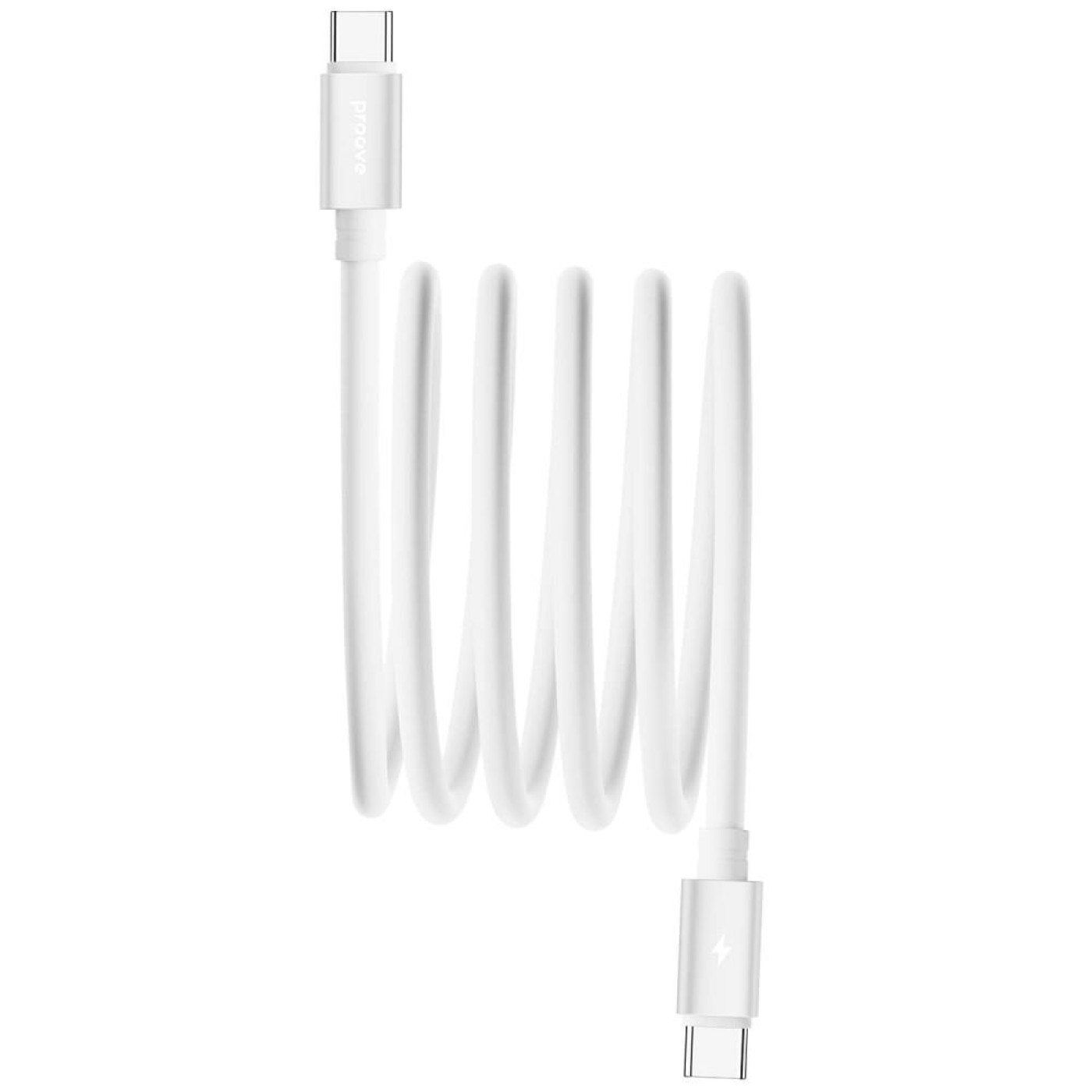 Кабель Proove Magneto Type-C to Type-C 60W (1m) white