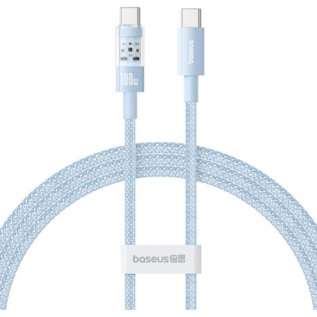 Кабель Baseus Gem Fast-Charging Data Cable Type-C to Type-C 100W 1m blue (P10373000311-00)