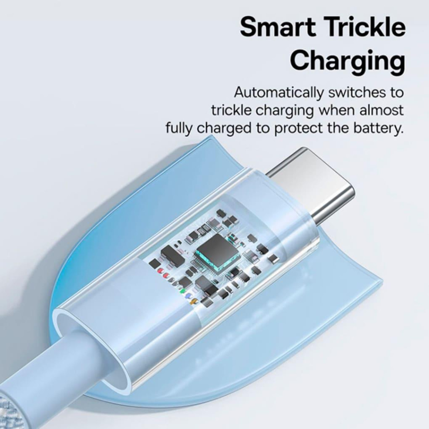 Кабель Baseus Gem Fast-Charging Data Cable Type-C to Type-C 100W 1m blue (P10373000311-00)