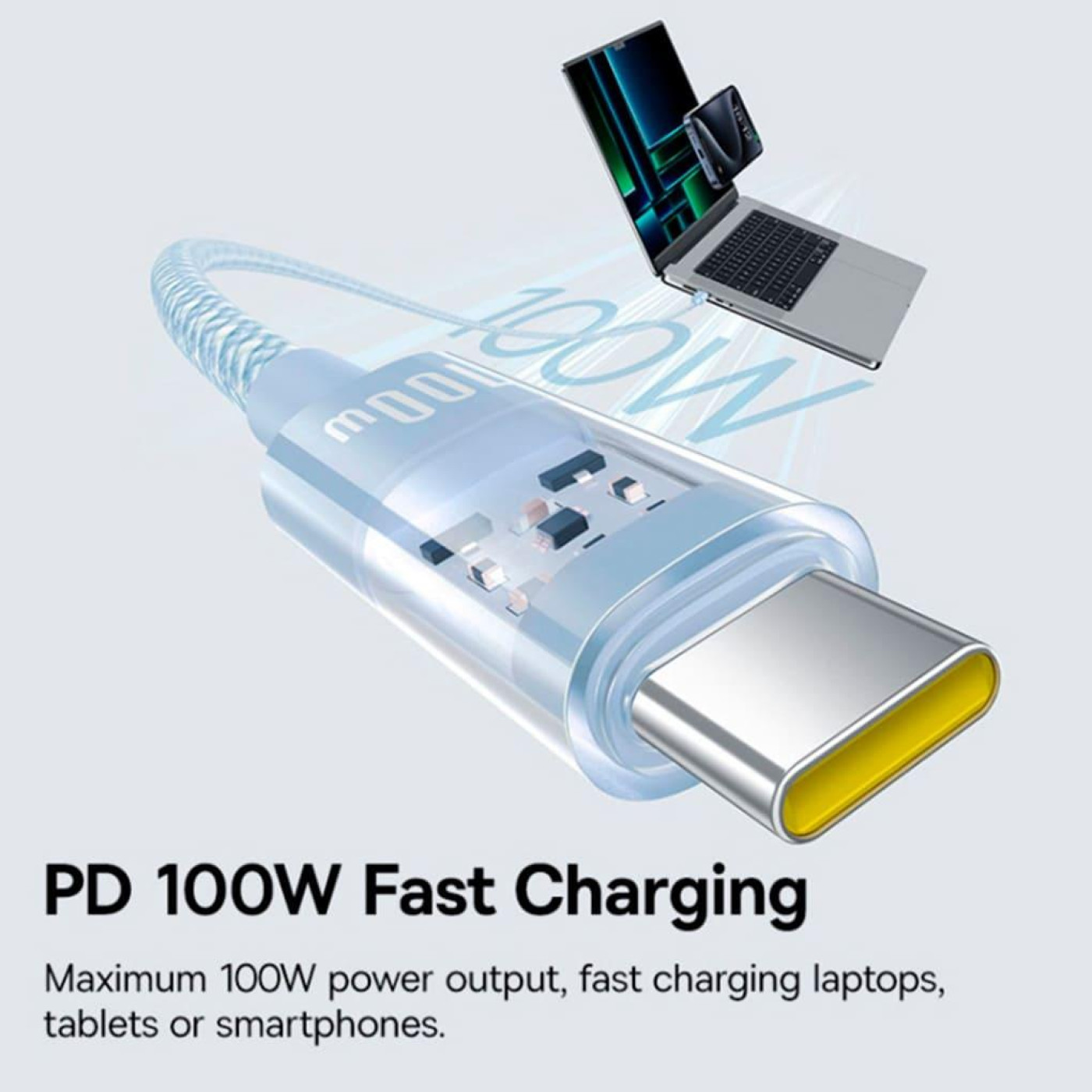 Кабель Baseus Gem Fast-Charging Data Cable Type-C to Type-C 100W 1m blue (P10373000311-00)