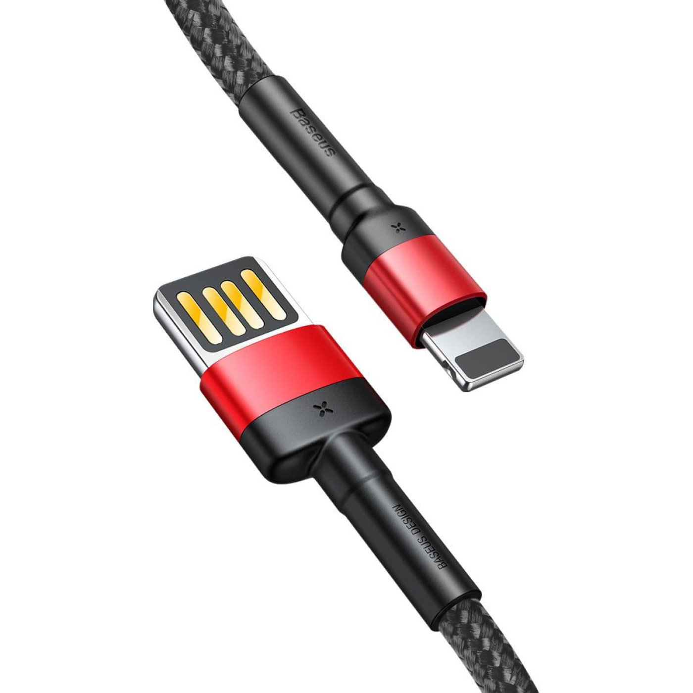 Кабель Baseus Cafule Lightning Special Edition 2.4A (1m) red/black (CALKLF-G91)