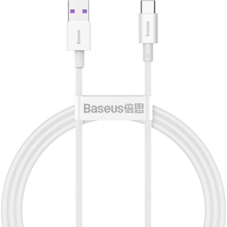 Кабель Baseus USB2.0AM-Type-C M, 1 м,(20V/3A), (66W) Superior Series Билий (CATYS-02)